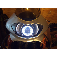 Гладкие стекла для фар Honda XL650V Transalp под установку линз Гладкие стекла для фар Honda XL650V Transalp под установку линз