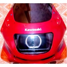 Гладкое  стекло для фары Kawasaki ZZR 600 400 под установку линз