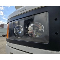 Гладкие стекла для фар MAN F2000 под установку линз