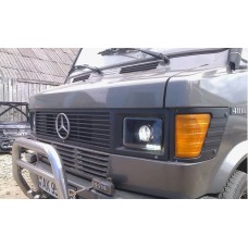 Гладкие стекла для фар Mercedes-Benz T1 под установку линз 