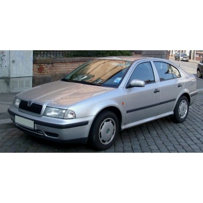 Гладкие стекла для фар Skoda Octavia (96-00) под установку линз 