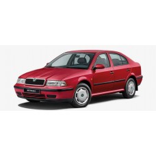 Гладкие стекла для фар Skoda Octavia (96-00) под установку линз 