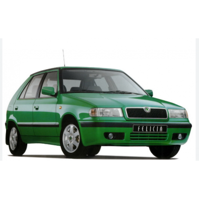 Гладкие стекла для фар Skoda felicia 98-01