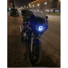 Гладкое  стекло для фары Yamaha XJ 900 S Diversion 95-04 под установку линз