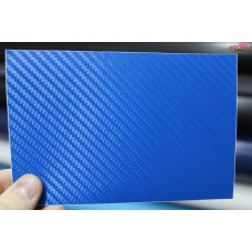 Пленка Карбон 3D Синий, с каналами, 1.52м