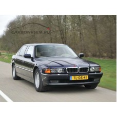 Силиконовая тонировка на статике для BMW 7 кузов E38 1994-2001